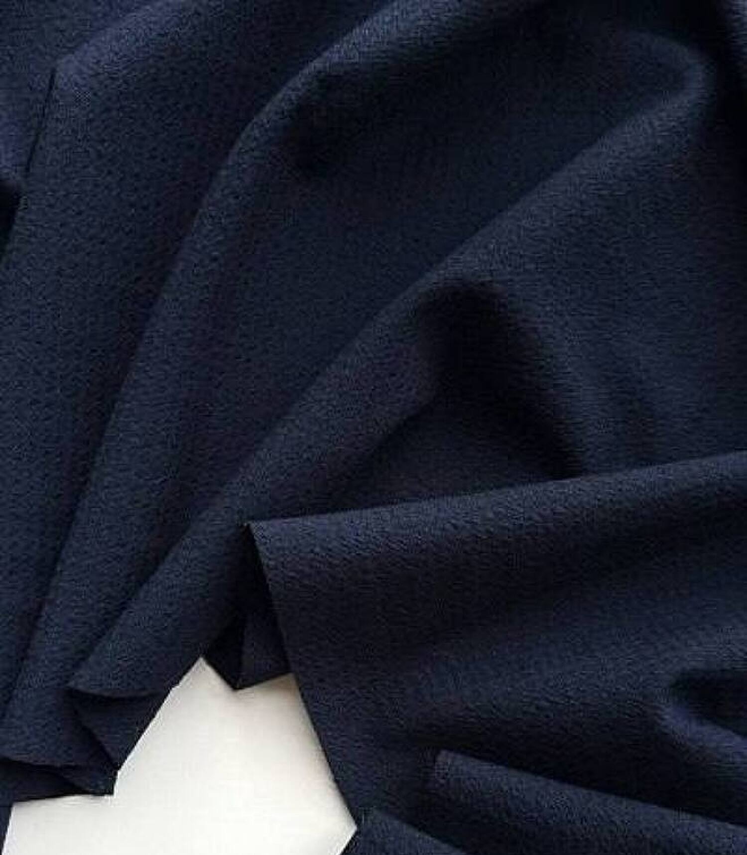 STOCK Шерсть костюмная фактурная индиго (Италия) (0,45)