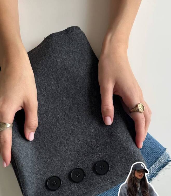 STOCK Шерсть костюмная графит (Италия) (0,4)