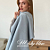 Деним велюровый misty blue