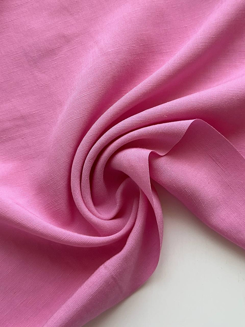 Лён с вискозой bubblegum