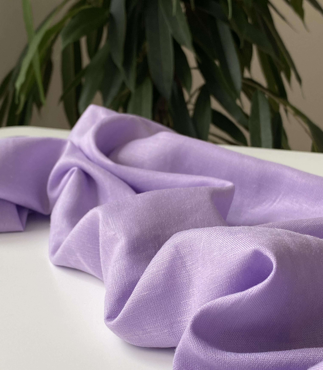 STOCK Лен leona с вискозой сирень (0,3м)