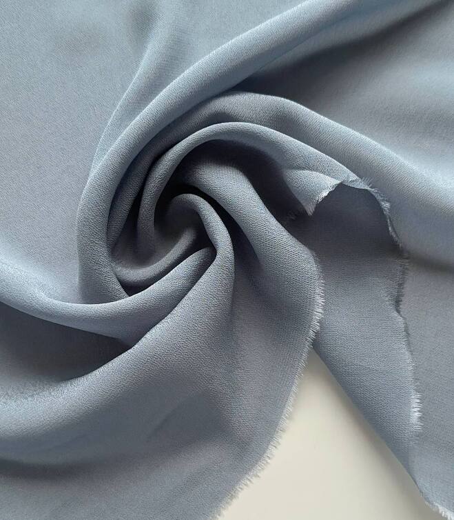 Шифон вискозный cloud blue