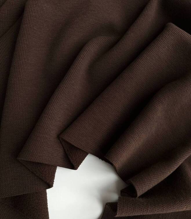 STOCK Трикотаж sweet knit горький шоколад (0,5+0,6)