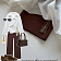 Деним велюровый milky brown