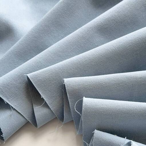 Деним велюровый misty blue
