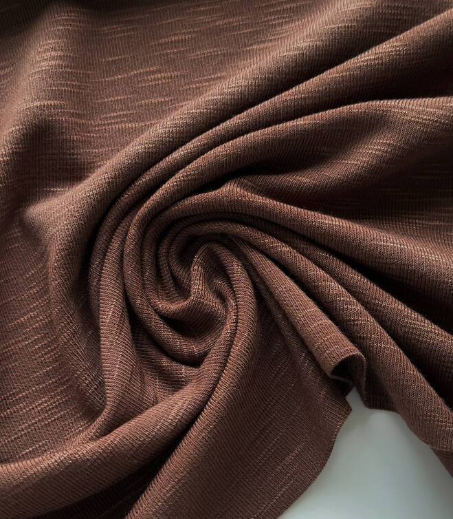 Трикотаж вискозный milky brown