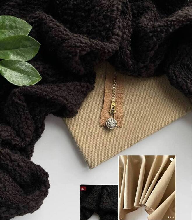 STOCK Трикотаж фактурный горький шоколад (Италия) (0,6)