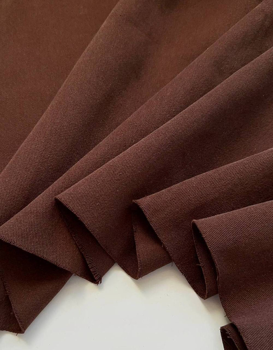 Вискозный трикотаж ilana butter + деним велюровый milky brown