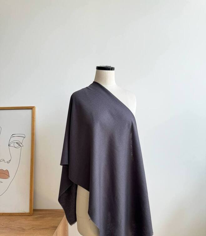 STOCK Лен с вискозой leona серый (0,4м)