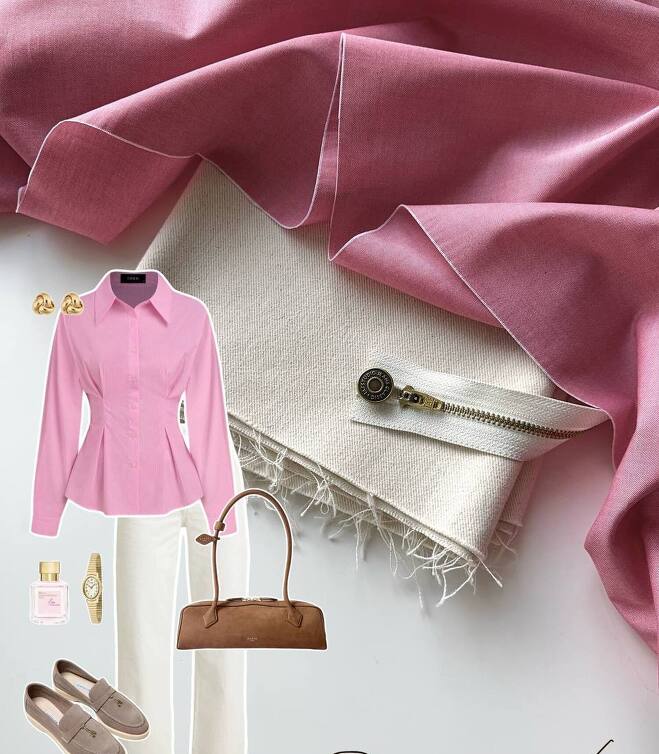 Хлопок меланж barbie (Италия)