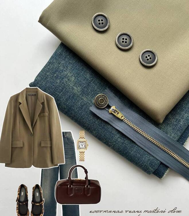 STOCK Деним гранж песто (0,35+0,4)