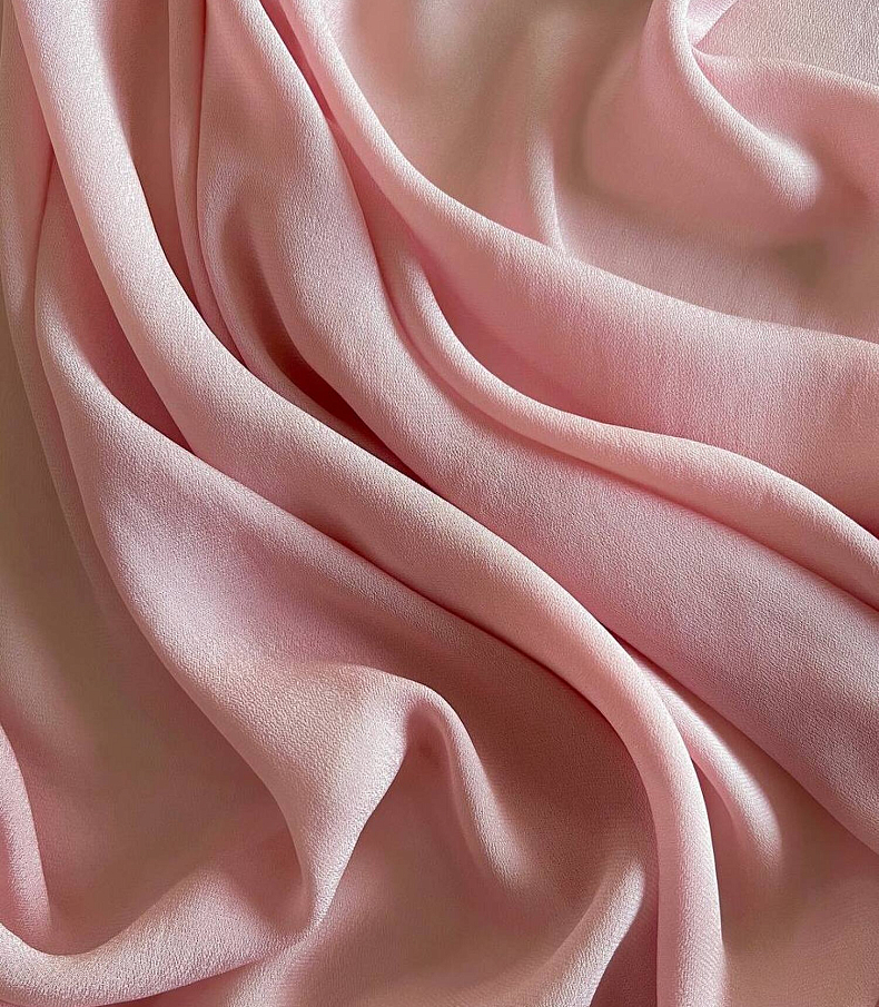 Шифон вискозный seashell pink