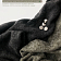 Трикотаж шерстяной графит soft  (Италия)
