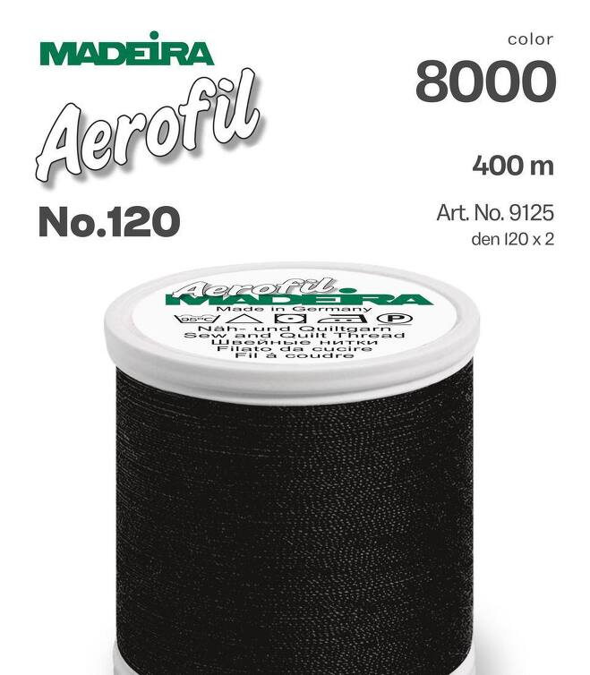Нитки madeira aerofil 8000 (400м)
