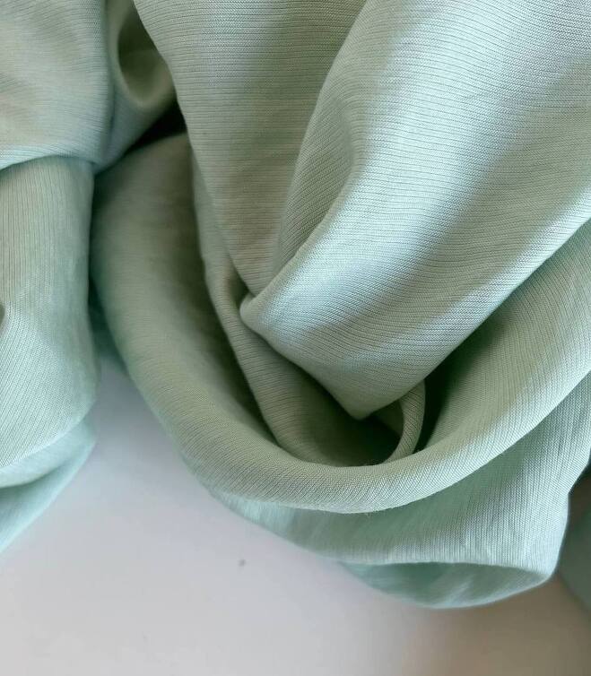 STOCK Вискоза фактурная mint (Италия) (0,4)