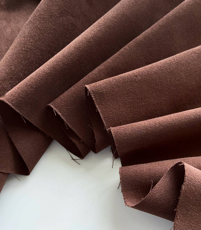 Деним велюровый milky brown