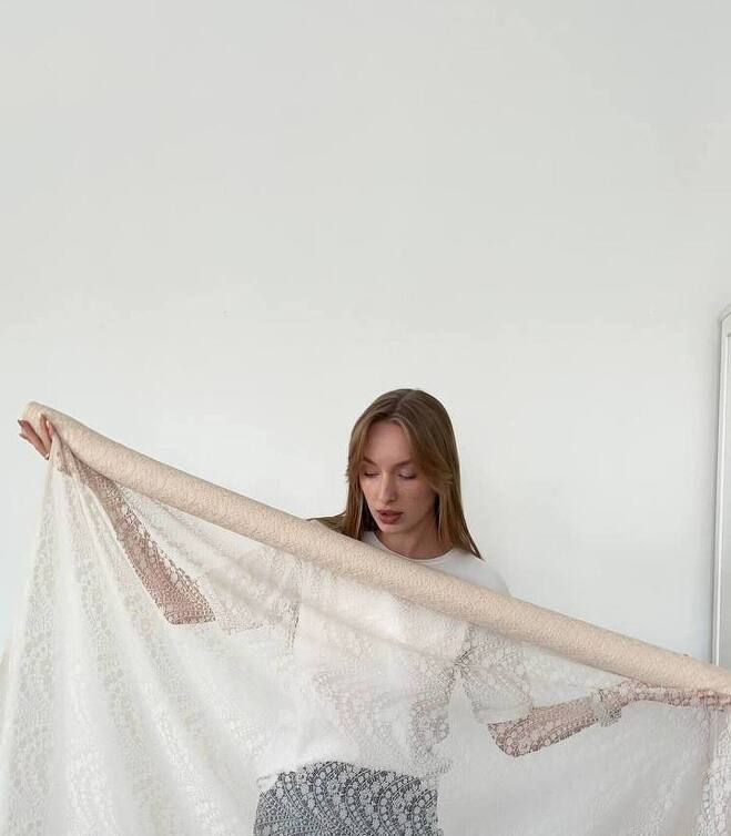 Кружево vintage cream