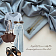 Деним велюровый misty blue