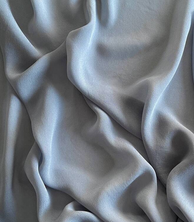 Шифон вискозный cloud blue