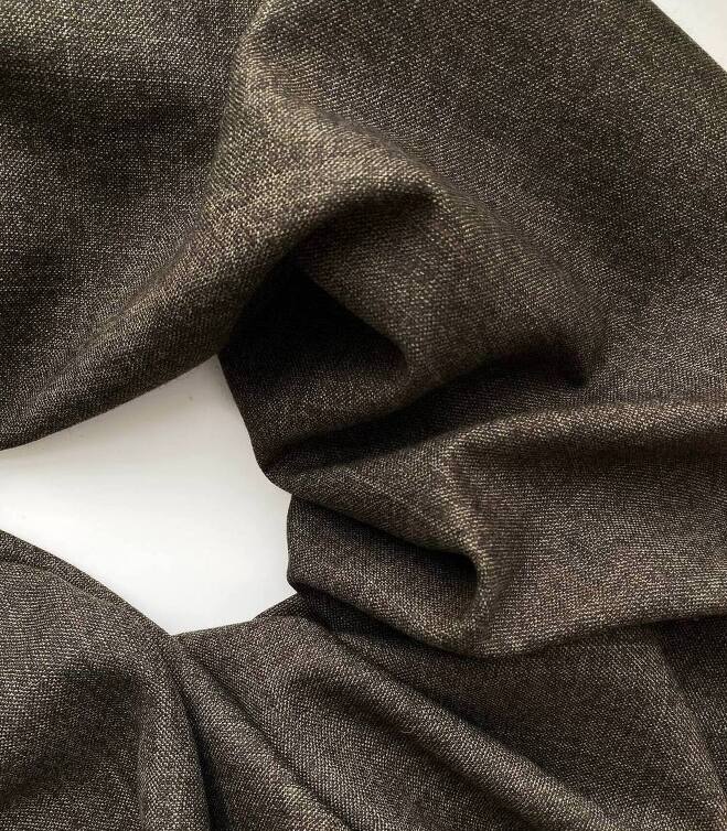 STOCK Шерсть костюмная бронзовая  оливка (Италия) (0,85)