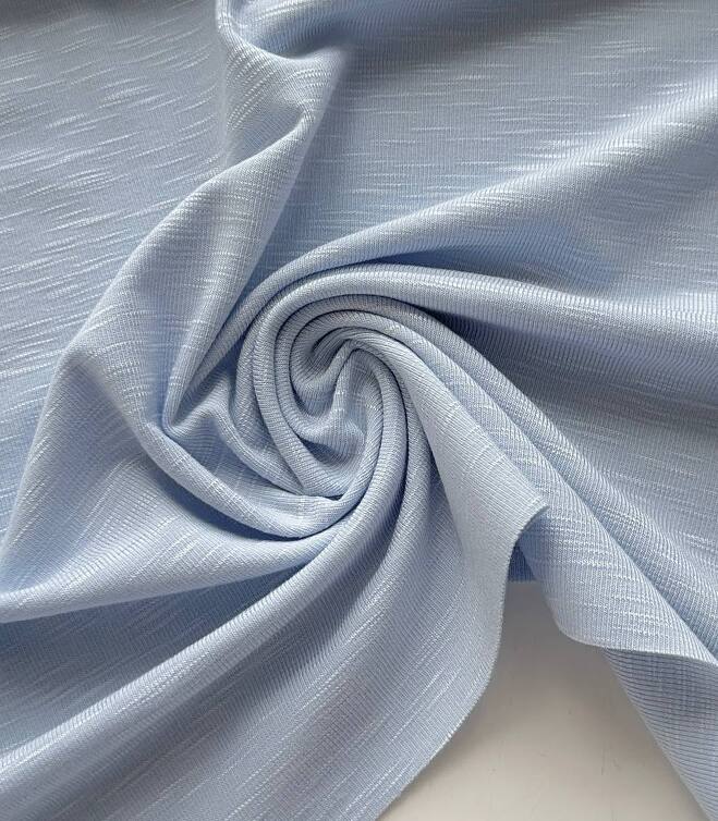 Трикотаж вискозный light blue