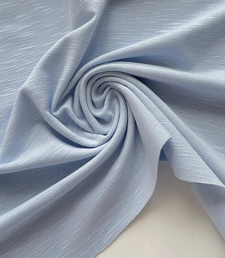 Трикотаж вискозный light blue