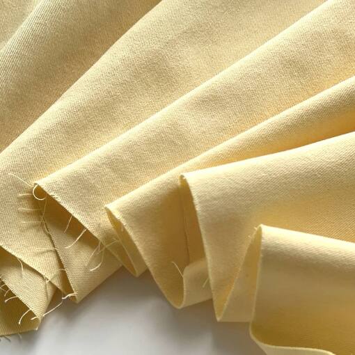Деним велюровый butter yellow