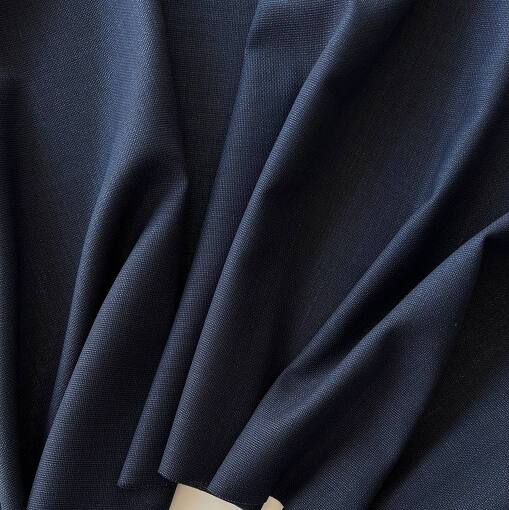 Шерсть костюмная с шелком indigo/blue (Италия)